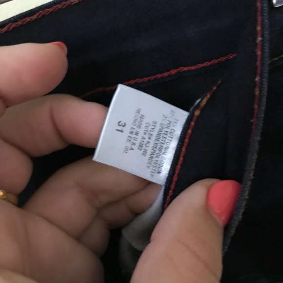 Karlie Darkwash Stretch Denim - Picture 4 of 5